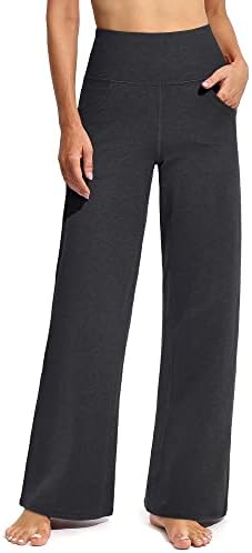 Yoga Pants with Pockets in Charcoal Heather