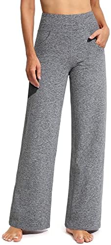 Yoga Pants with Pockets — Heather Grey, Petite